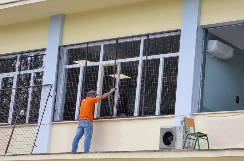  Με την αντικατάσταση κουφωμάτων ξεκίνησε η 3η και τελευταία φάση ενεργειακής αναβάθμισης σχολείων στο Δήμο Χαλανδρίου