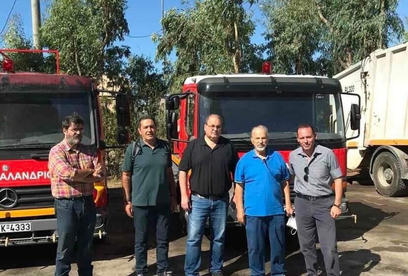  Με δύο υδροφόρα οχήματα ενισχύεται η Πολιτική Προστασία του Δήμου Χαλανδρίου