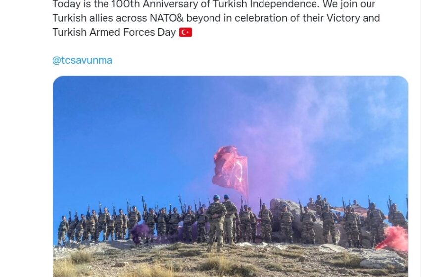  Το ΝΑΤΟ συγχαίρει την Τουρκία για τη νίκη επί της Ελλάδας!