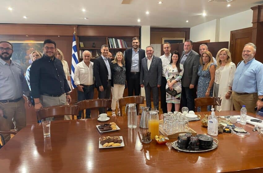  Επίσκεψη του Γραμματέα της ΝΔ Παύλου Μαρινάκη μαζί με βουλευτές στο Δήμο Ζωγράφου