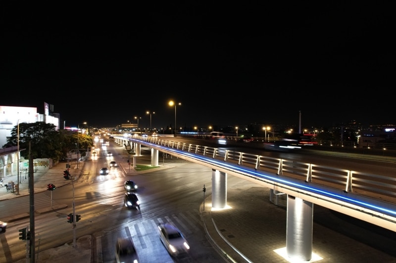  Νέος φωτισμός στην Γέφυρα της Πέτρου Ράλλη