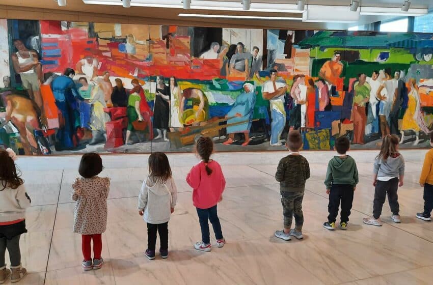  Τα νήπια των Παιδικών Σταθμών Βύρωνα στην Εθνική Πινακοθήκη