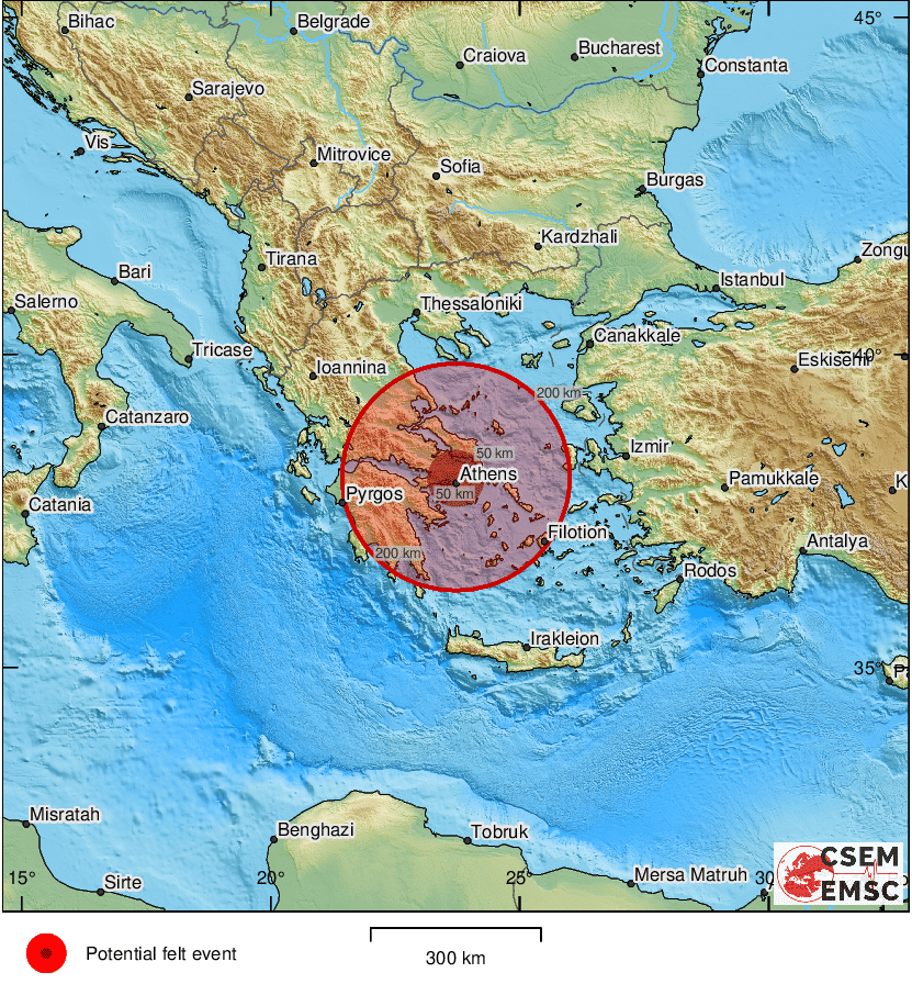 Σεισμός 4,5 Ρίχτερ στην Εύβοια