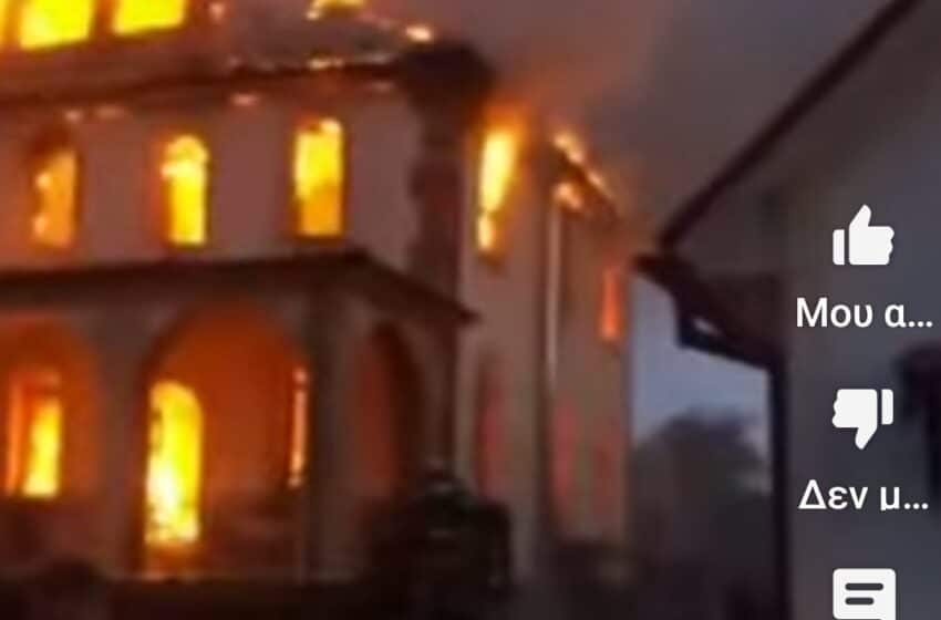  Ορθόδοξη εκκλησία πυρπολείται στην Ουκρανία