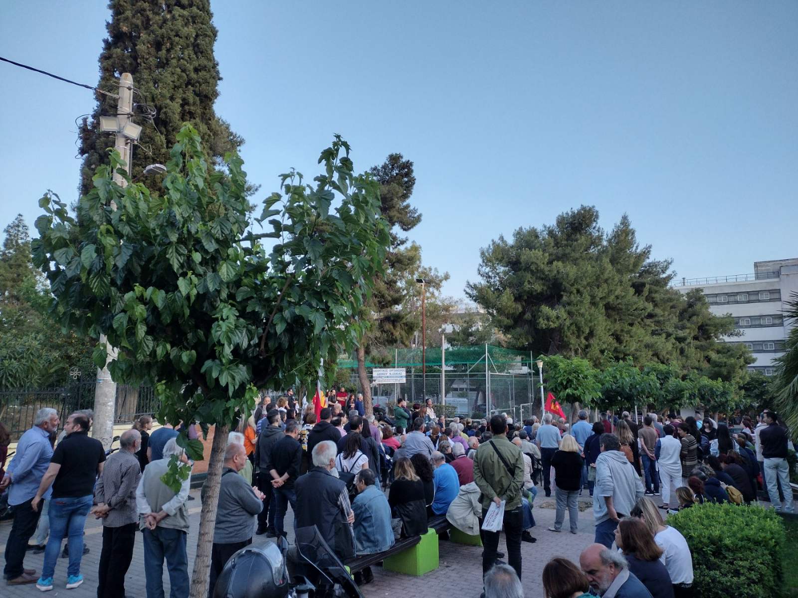 Προεκλογική συγκέντρωση του ΚΚΕ στη Νέα Ιωνία