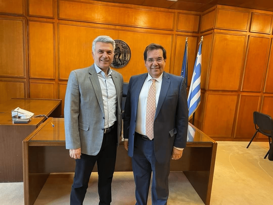Με τον Πρύτανη του ΕΜΠ συναντήθηκε ο Παναγιώτης Μανούρης