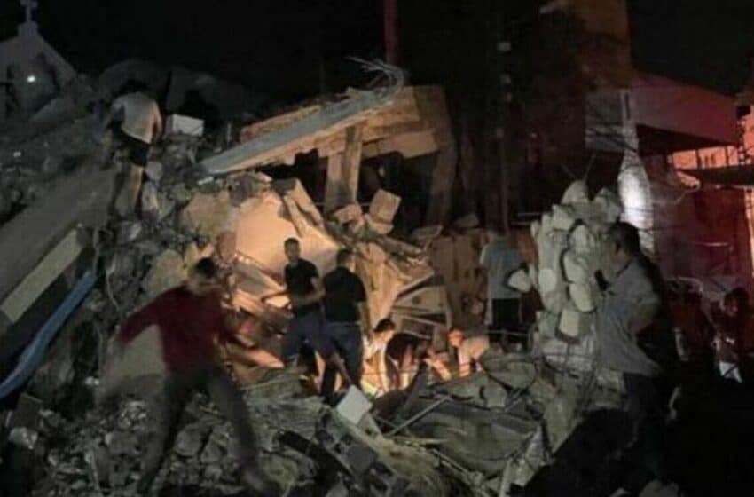 Βομβαρδίστηκε από την ισραηλινή αεροπορία το ελληνορθόδοξο μοναστήρι του Αγίου Πορφυρίου στη Γάζα