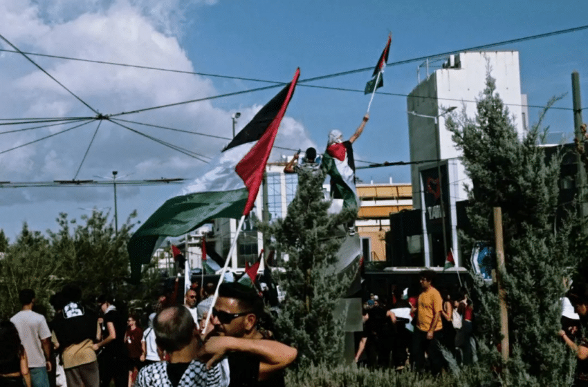 Τελ Αβίβ: Διαδήλωσαν ενάντια στη σφαγή στη Ράφα