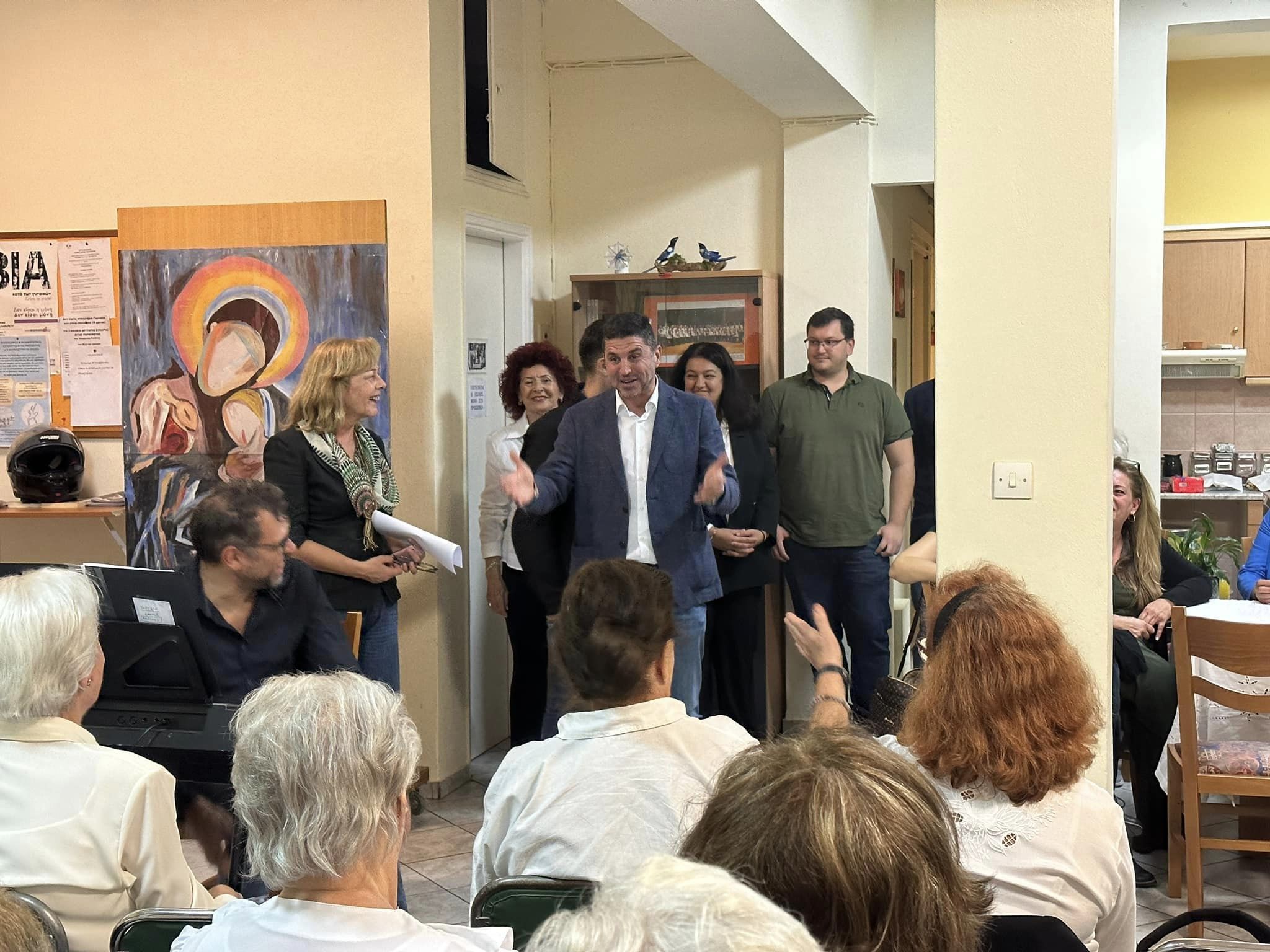 Τα ΚΑΠΗ επισκέφθηκε ο Γιάννης Μυλωνάκης