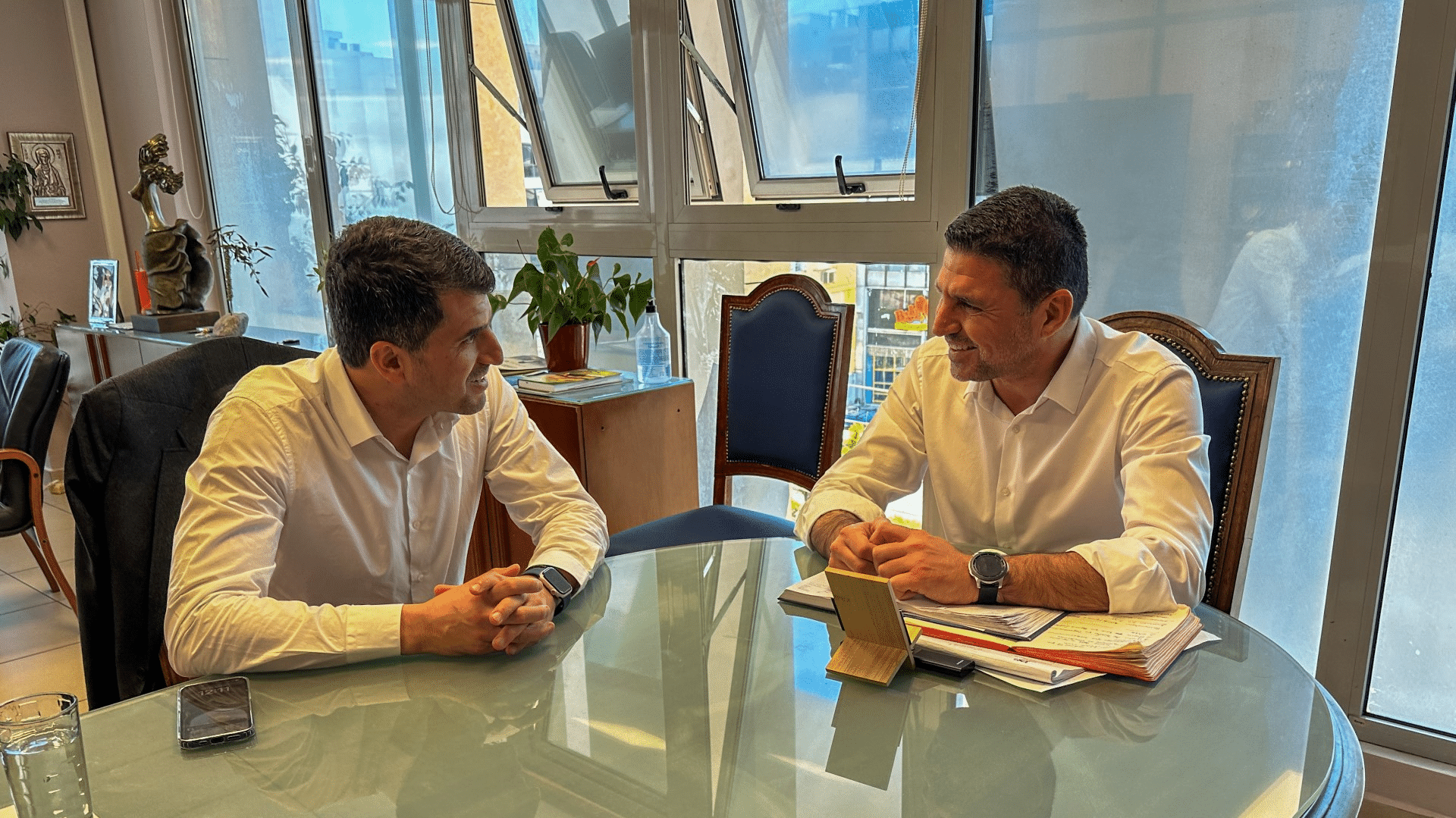 Συναντήθηκαν Γ. Μυλωνάκης και Β. Ξυπολυτάς