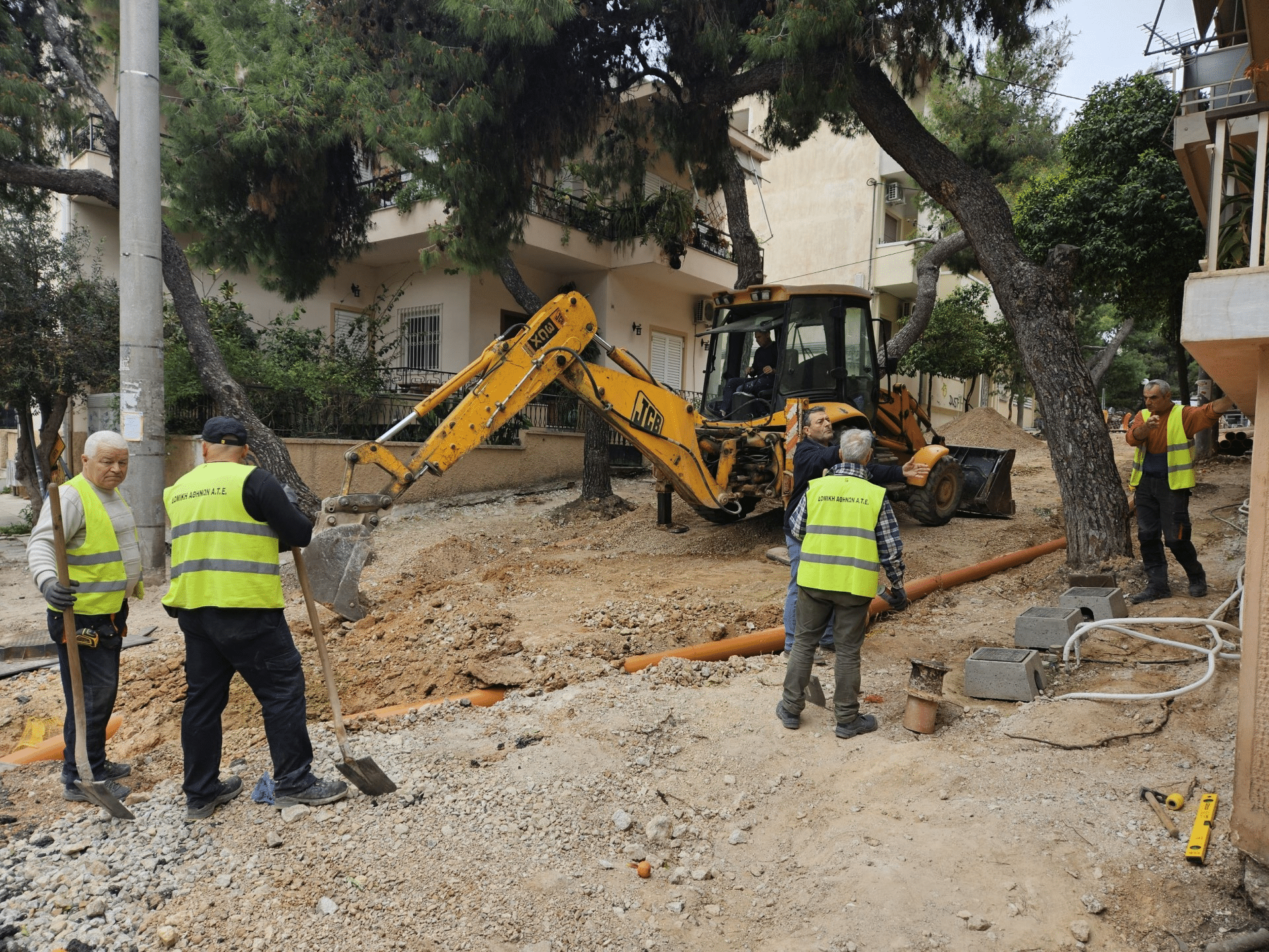 Ηράκλειο: Επέκταση των αγωγών ομβρίων στην Αγία Τριάδα