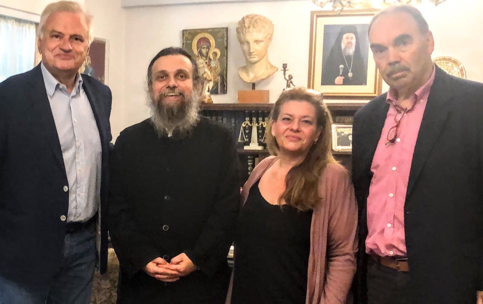 Στη “Στέγη Γερόντων” ο Γιάννης Σταθόπουλος