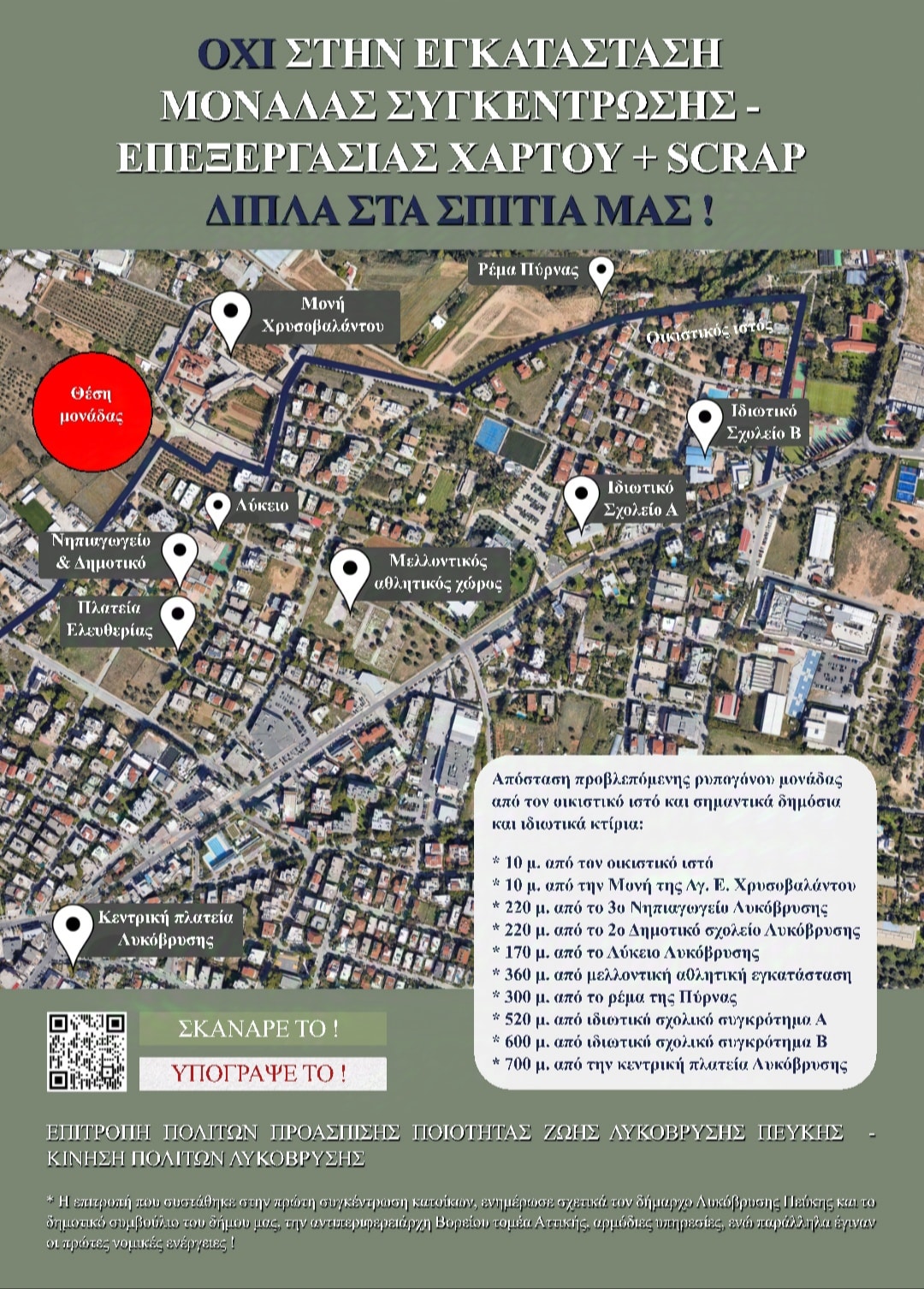 Επί ποδός ενάντια στην κατασκευή εργοστασίου