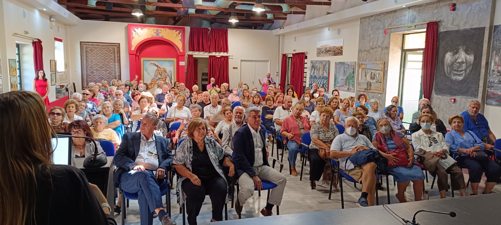 Πλήθος κόσμου στην εκδήλωση για την Τρίτη Ηλικία