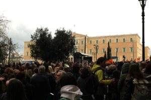 Συγκέντρωση στη Βουλή ενάντια στην ψήφιση του νέου νομοσχέδιου για τη μετανάστευση