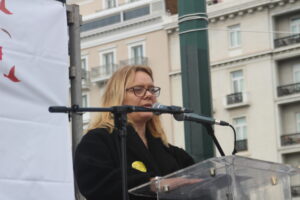 Εκδήλωση για το έγκλημα των Τεμπών στο Πάντειο με τη Μιρέλα Ρούτσι