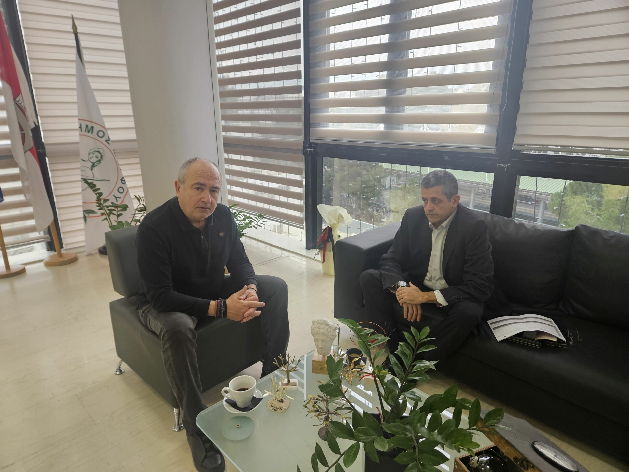 Συνάντηση του Ν. Μπάμπαλου με τον νέο διευθυντή Δίωξης και Εξιχνίασης Εγκλημάτων Βορειοανατολικής Αττικής