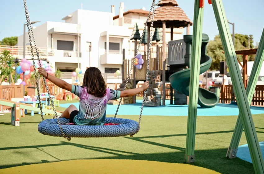  Άνοιξε η παιδική χαρά και το ΔΕΗ Mini Park-πάρκο τσέπης στην Πλατεία Ρίτσου στην Αγία Παρασκευή
