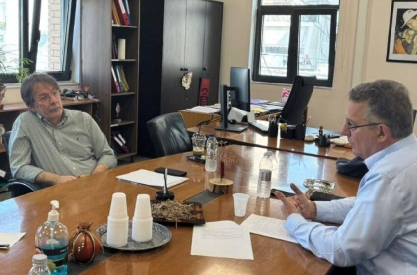 Με τον ευρωβουλευτή Κ. Αρβανίτη συναντήθηκε ο Χρ. Βρεττάκος