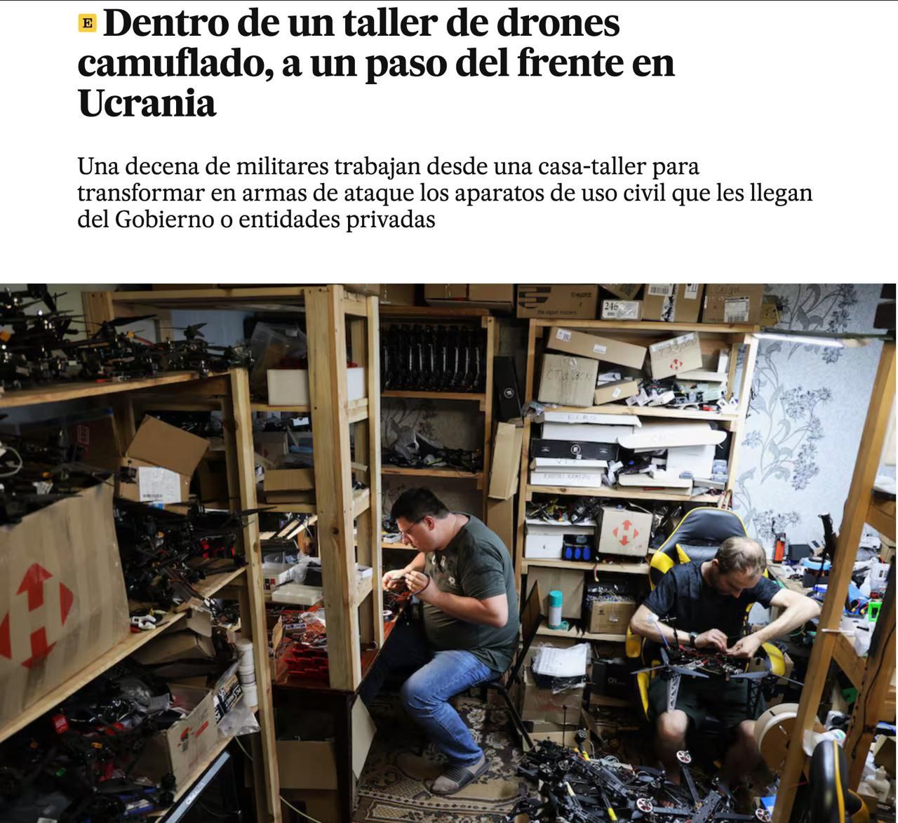 El Pais: Σε σπίτια κατασκευάζουν τα drones
