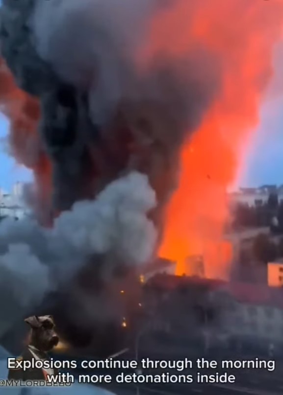 Υπόγεια αποθήκη γεμάτη πυραύλους χτυπήθηκε στο Τερνόπολ (video)