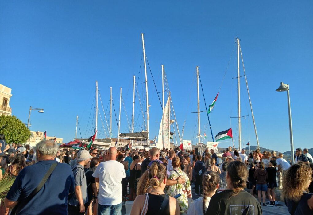 Σύρος: «Οξυγόνο» και «Ηλέκτρα» σάλπαραν για τη Γάζα!