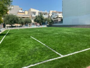 Έτοιμο το γήπεδο 5Χ5 στο Ειδικό Σχολείο Κωφών – Βαρήκοων Πεύκης