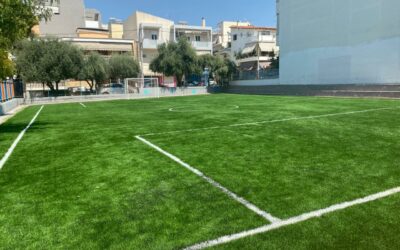 Έτοιμο το γήπεδο 5Χ5 στο Ειδικό Σχολείο Κωφών – Βαρήκοων Πεύκης