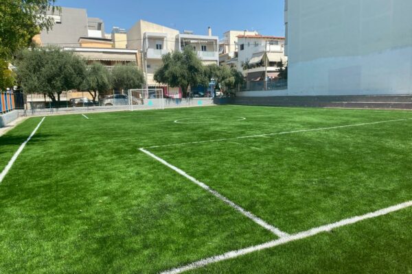 Έτοιμο το γήπεδο 5Χ5 στο Ειδικό Σχολείο Κωφών – Βαρήκοων Πεύκης