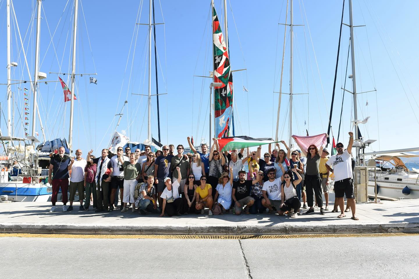 Μέλη του Global Sumud Flotilla μιλούν στην ΕΚΦΡΑΣΗ