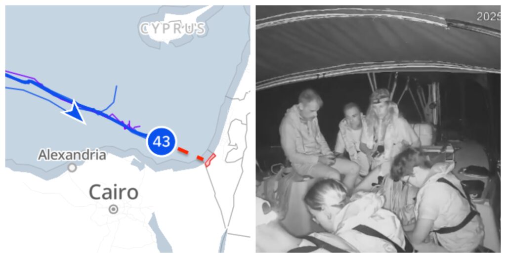 Πλησιάζει στη Γάζα ο Παγκόσμιος Στόλος - Ζωντανή εικόνα από τα ελληνικά σκάφη (live)