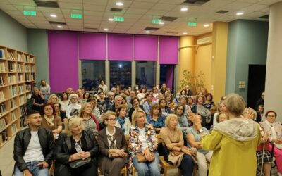 Η Λένα Διβάνη μοιράστηκε τις ιστορίες των βιβλίων της στη Δημοτική Βιβλιοθήκη Νέας Ιωνίας