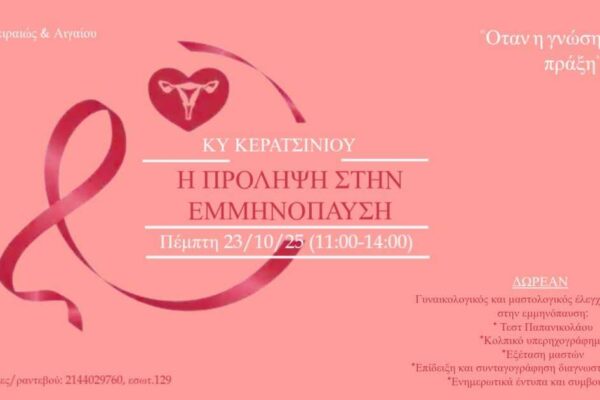 Δωρεάν μαστογραφίες στο Κ.Υ. Κερατσινίου