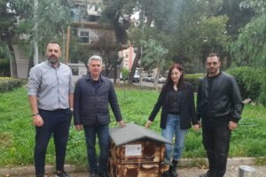 Νέα Ιωνία: Νέες ταΐστρες και σπιτάκια για τα αδέσποτα σε γειτονιές της πόλης