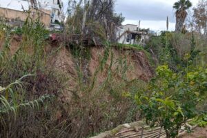Στο ρέμα Πικροδάφνης ο Νίκος Χαρδαλιάς μετά τις πρόσφατες πλημμύρες