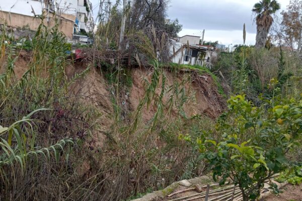 Στο ρέμα Πικροδάφνης ο Νίκος Χαρδαλιάς μετά τις πρόσφατες πλημμύρες