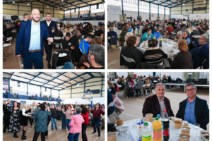 Πλήθος κόσμου για το γλέντι στο Κλειστό Γήπεδο Μπάσκετ Πεύκης