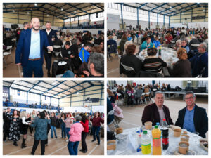 Πλήθος κόσμου για το γλέντι στο Κλειστό Γήπεδο Μπάσκετ Πεύκης