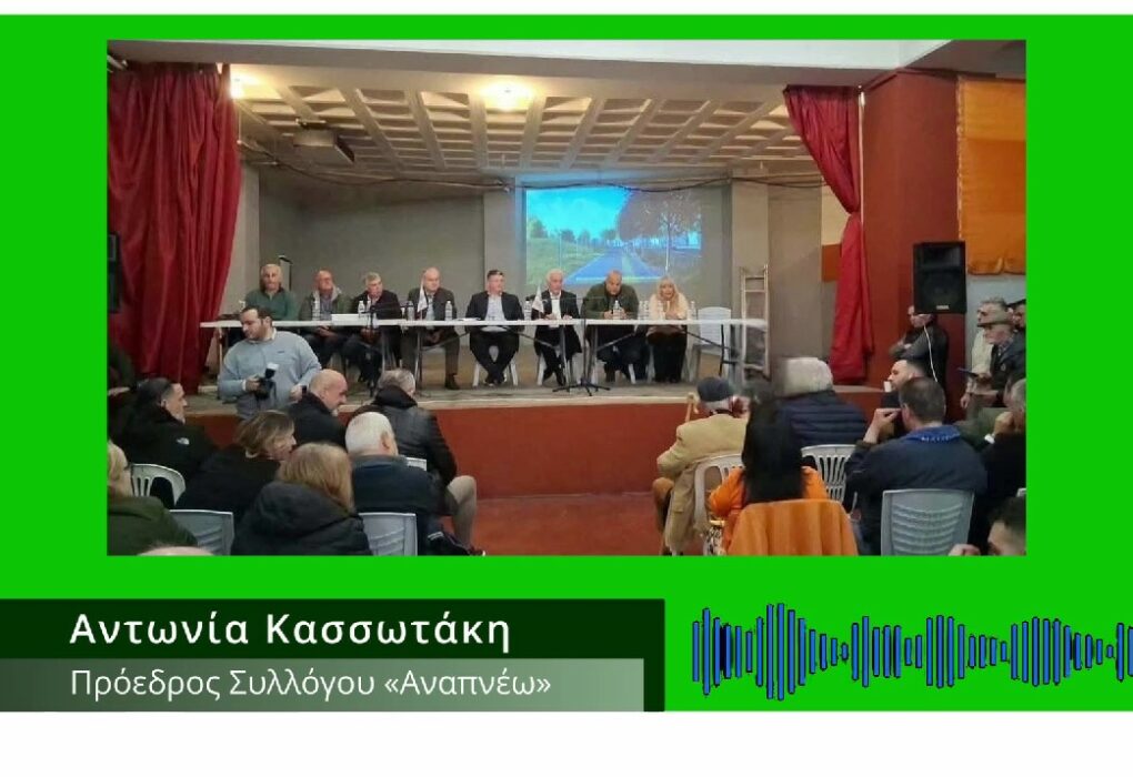 Αντ. Κασσωτάκη: Σταματάει προσωρινά το έργο - Συνεχίζουμε για να μην κοπούν τα 139 δέντρα